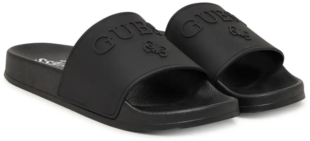 Guess Slides E6GZ17-BB00F - Schoenmaat 41/42 - Gitzwart - afbeelding 2 van 4