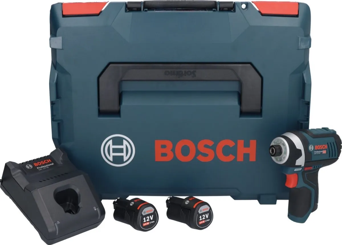 Bosch Professional GDR 12V-105 Accu-slagschroevendraaier - 105Nm - 2x 3Ah + Oplader