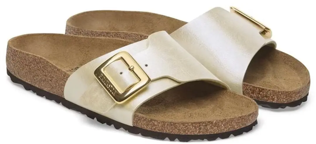 Birkenstock Catalina Graceful Pearl White Teenslipper 37 - Wit/beige - afbeelding 5 van 6