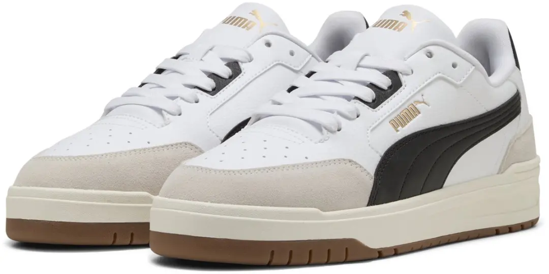 PUMA Shuffle Downtown OG Unisex Sneakers - Wit/Zwart/Grijs