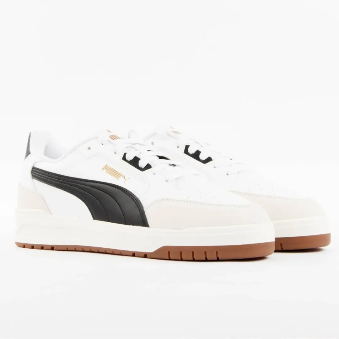 PUMA Shuffle Downtown OG Unisex Sneakers - Wit/Zwart/Grijs