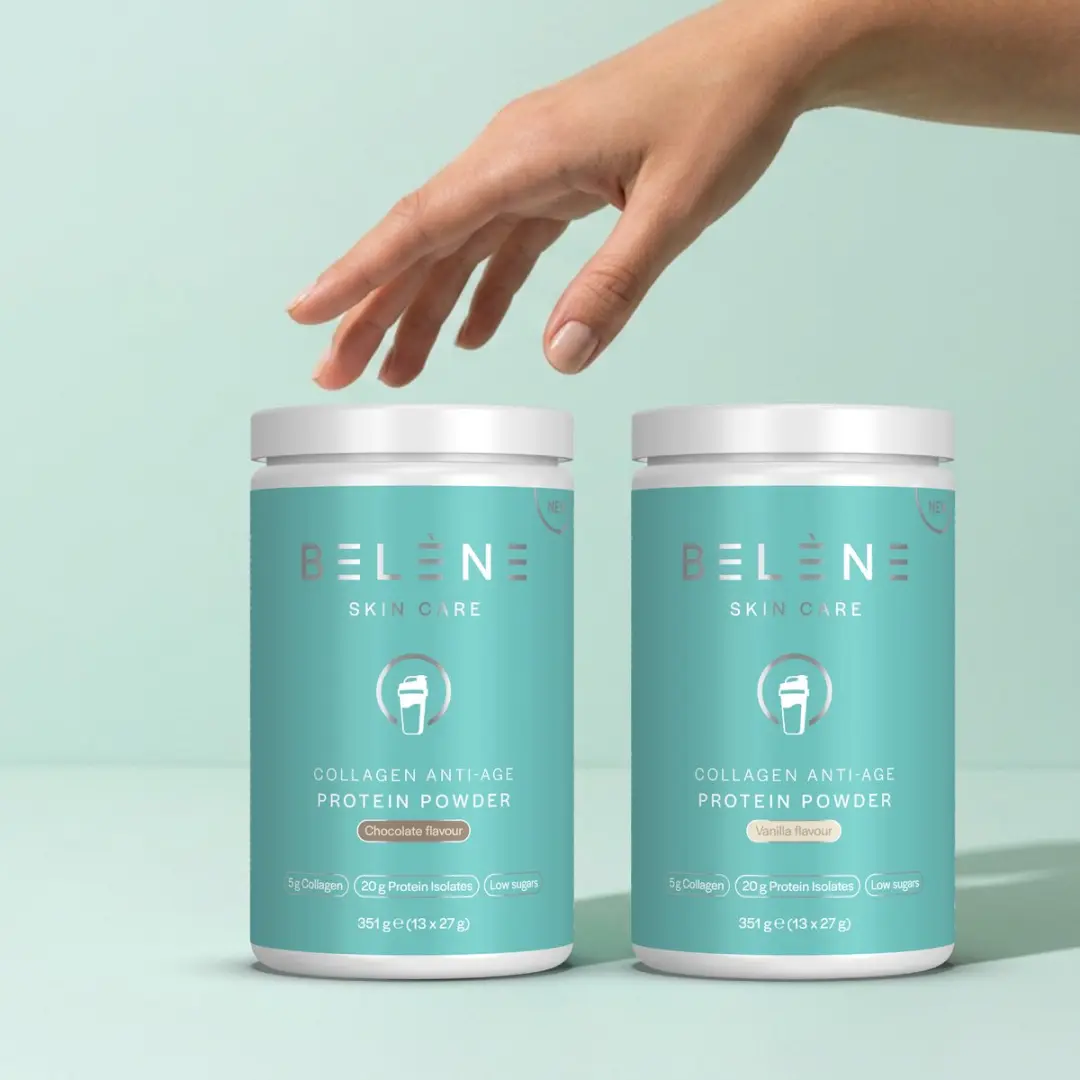 Belène Collagen Anti-Age Protein Powder 350g - Vanillesmaak