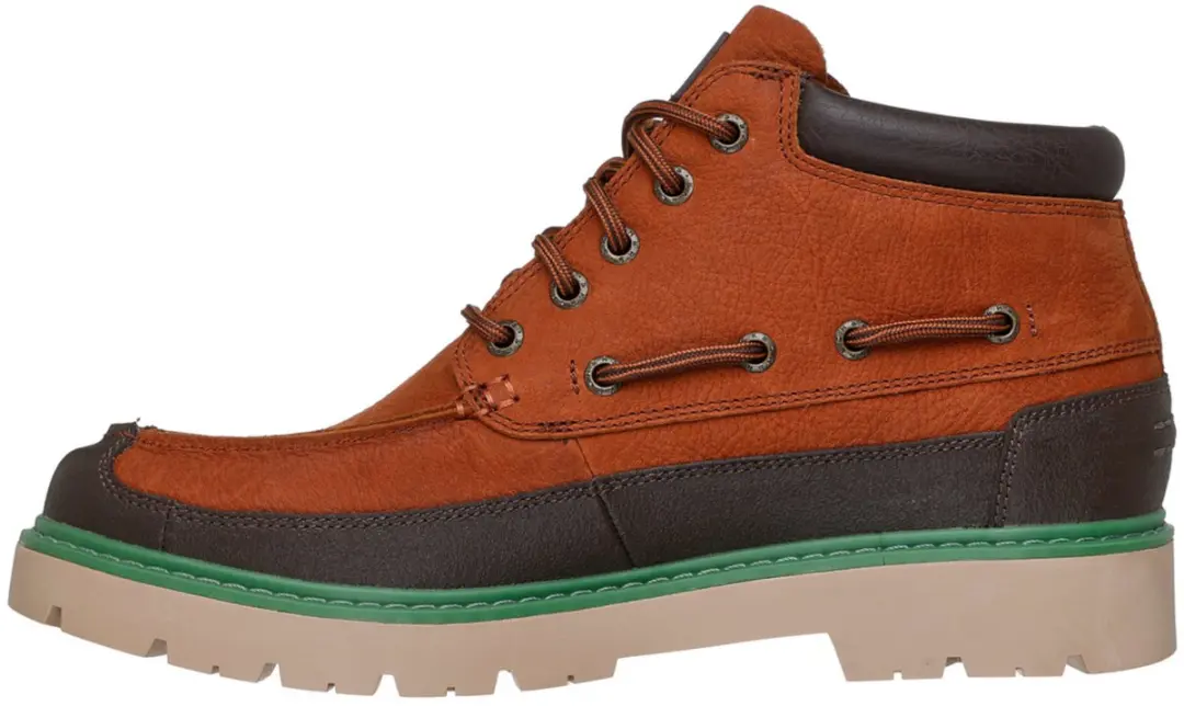 SKECHERS CALDWELL CUTLER 256082-RUST, 256082-RUST, Male, Brown