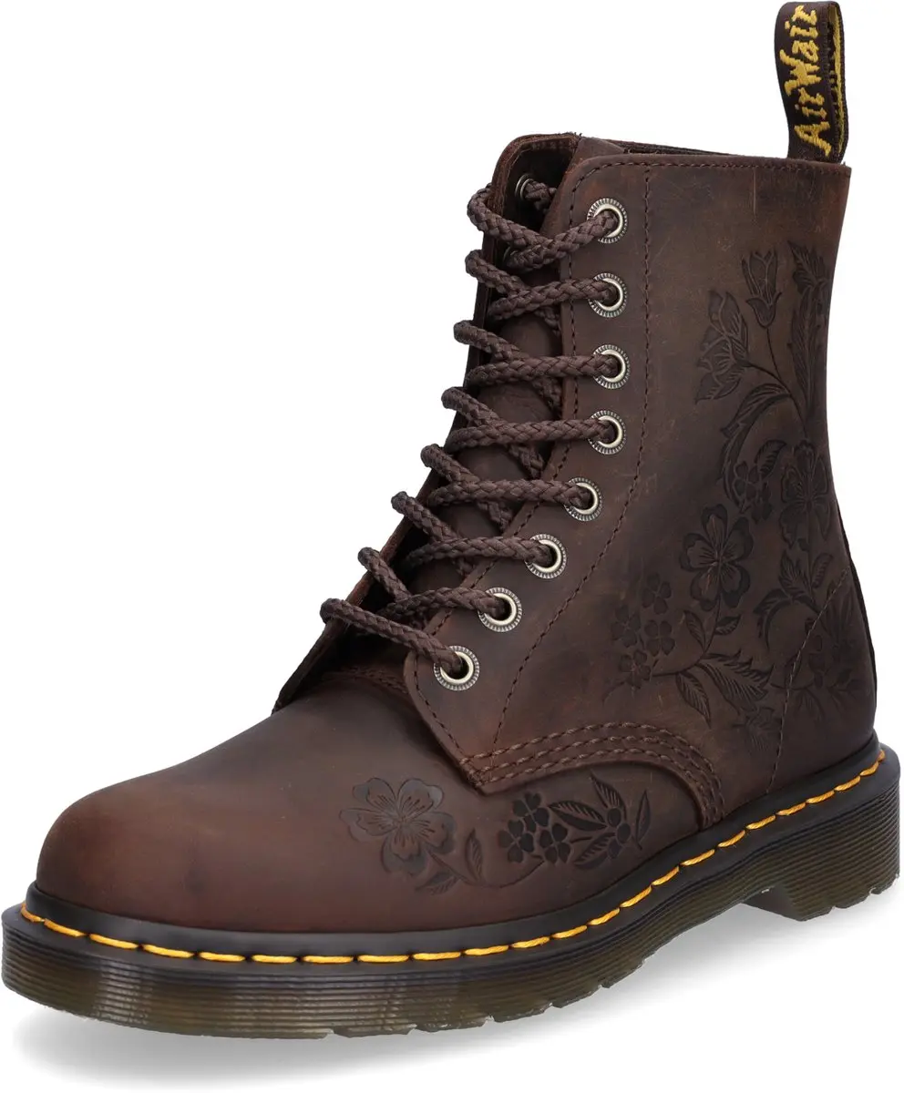 Dr. Martens dameslaarzen met veters bruin