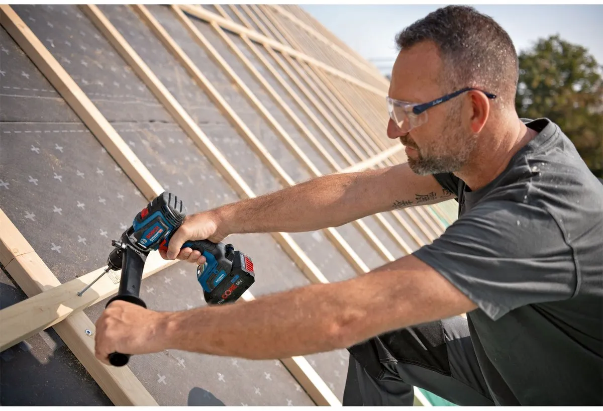 Bosch Professional GSB 18V-150 C Schroefklopboormachine - 2x 18V 8.0Ah - L-Boxx - afbeelding 6 van 6