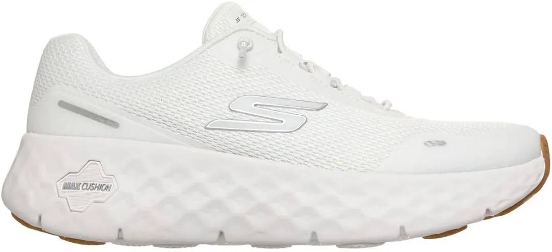 SKECHERS GO WALK MAX CUSHIONING FLEX 126030-WSL Skechers damessneakers wit/zilve