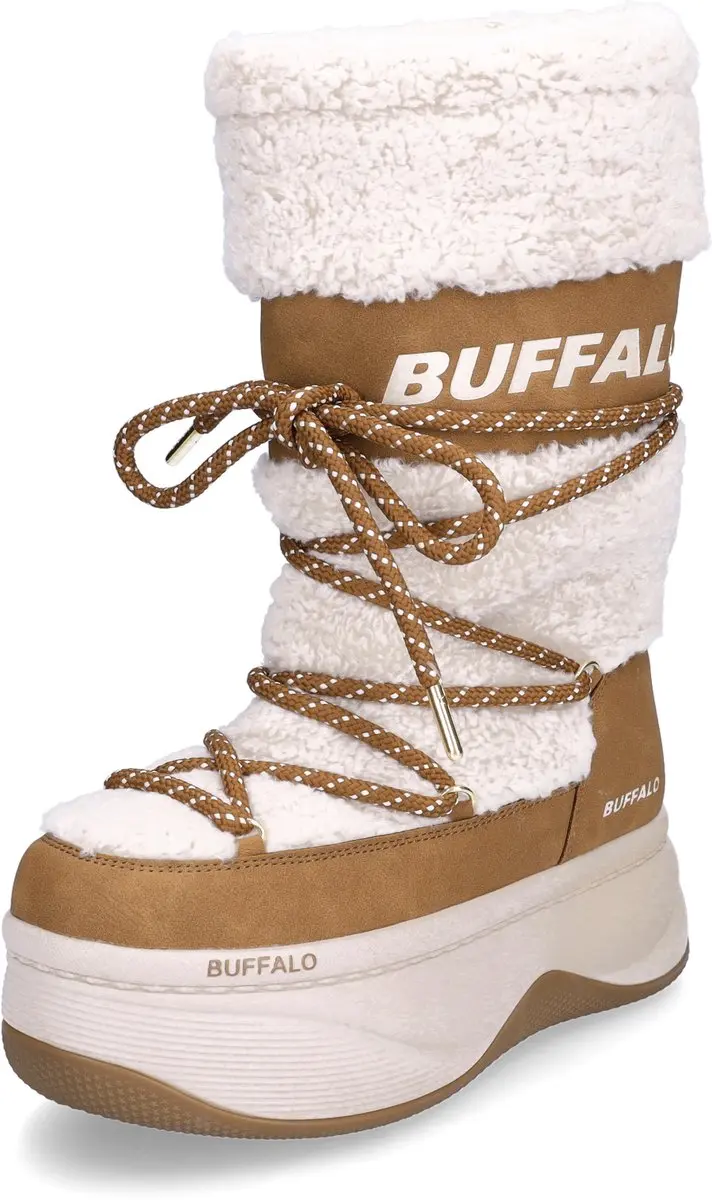 Buffalo dames-sneeuwlaarzen Orcus Snow Hi beige-bruin