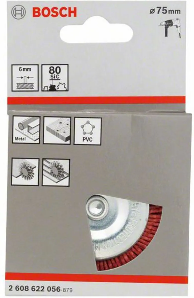 Bosch Professional 6mm Schijfborstel Nylon 1.1