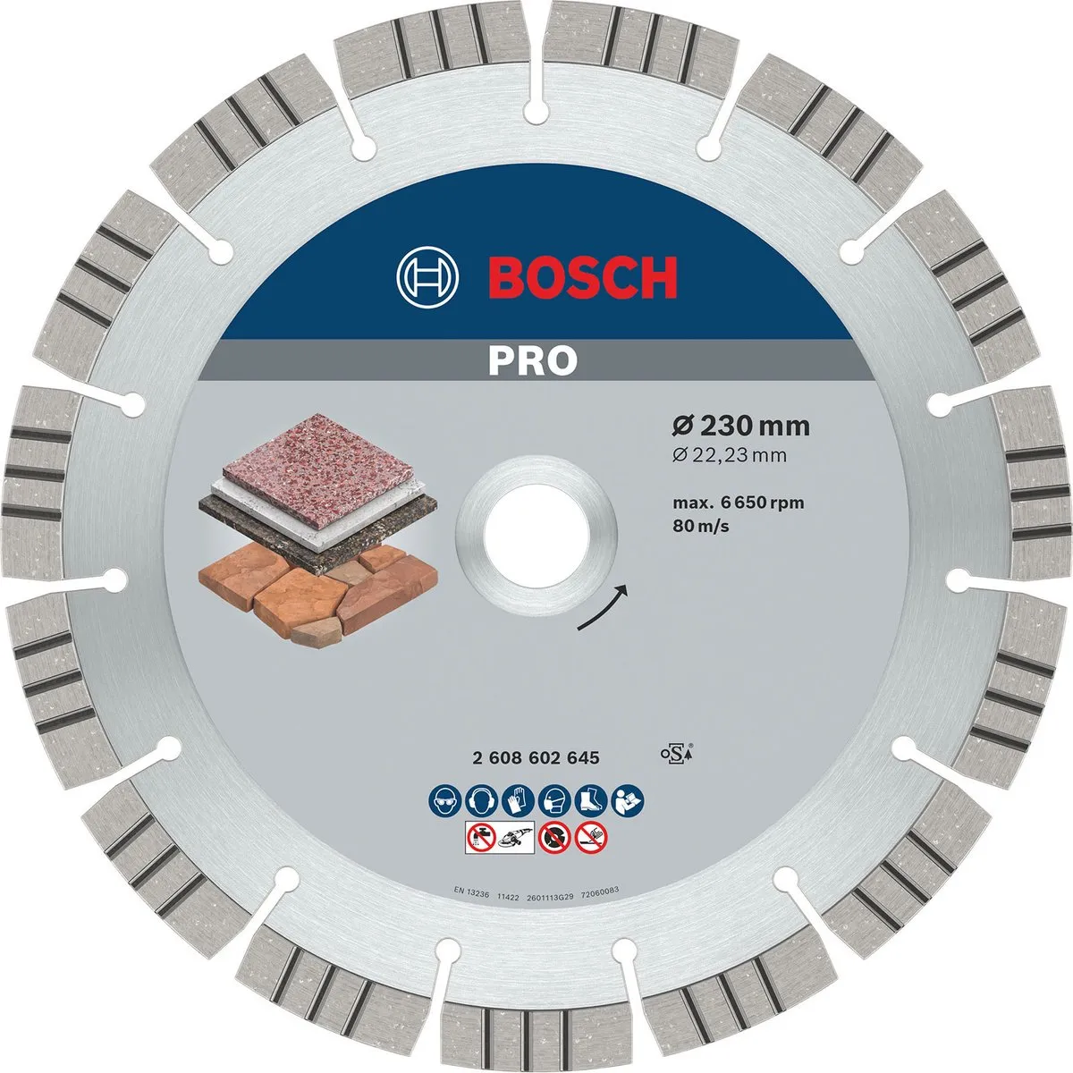 Bosch Professional Diamantschijf Best Stone 230mm