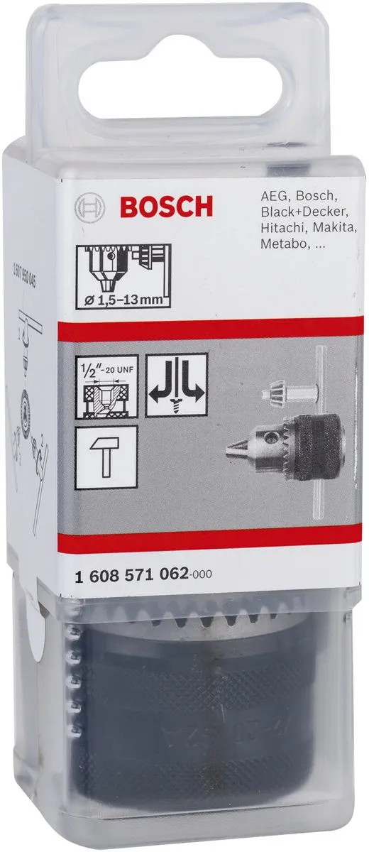 Bosch Professional Tandboor 1,5-13mm 1/2"
