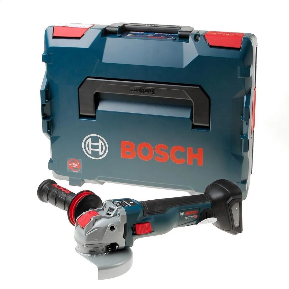 Bosch Professional GWX 18V-10 SC Accu Haakse Slijper 125mm X-LOCK 18V Basic Body In L-Boxx - 06017B0400