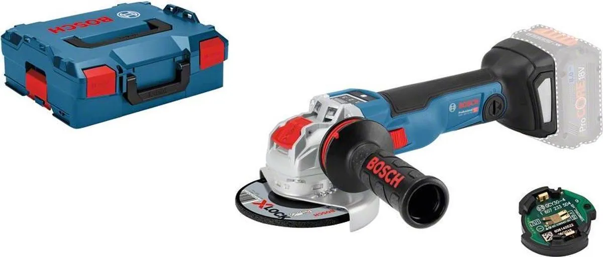 Bosch Professional GWX 18V-10 SC Accu Haakse Slijper 125mm X-LOCK 18V Basic Body