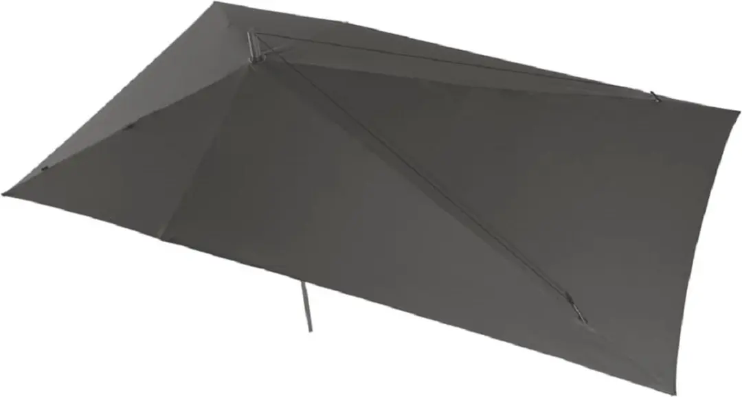 Madison Asymmetrische Sideway Parasol 360x220cm - Grijs - afbeelding 6 van 6