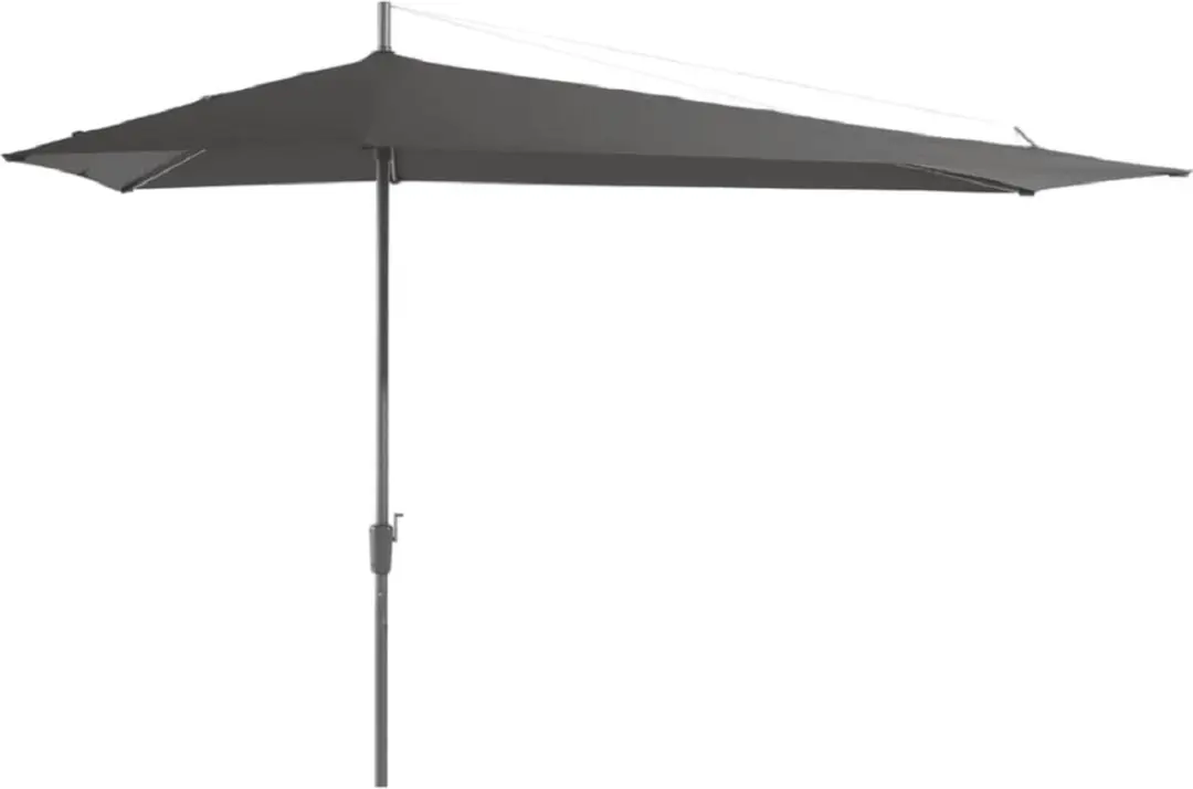 Madison Asymmetrische Sideway Parasol 360x220cm - Grijs - afbeelding 2 van 6