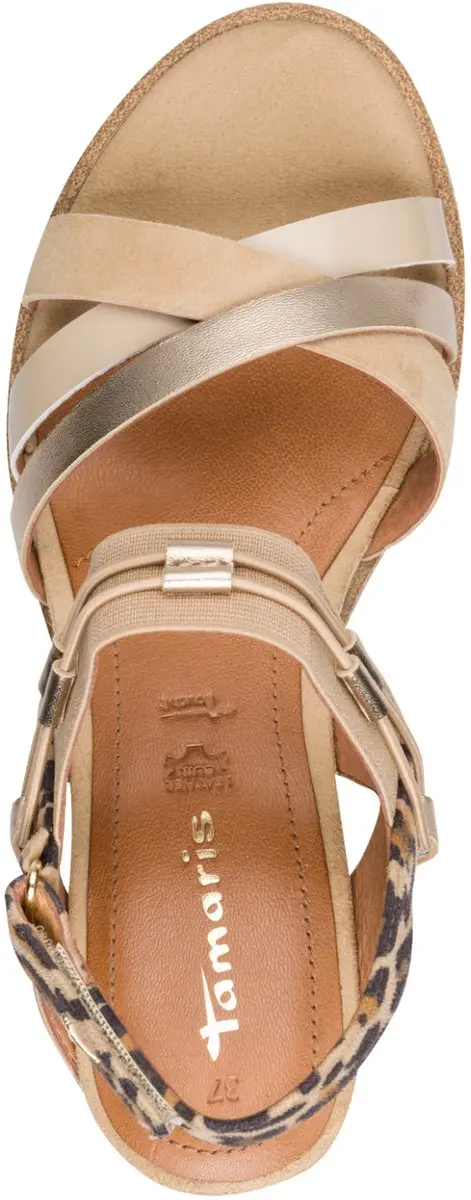 Tamaris Dames Sandalen 37 - Beige - afbeelding 3 van 6