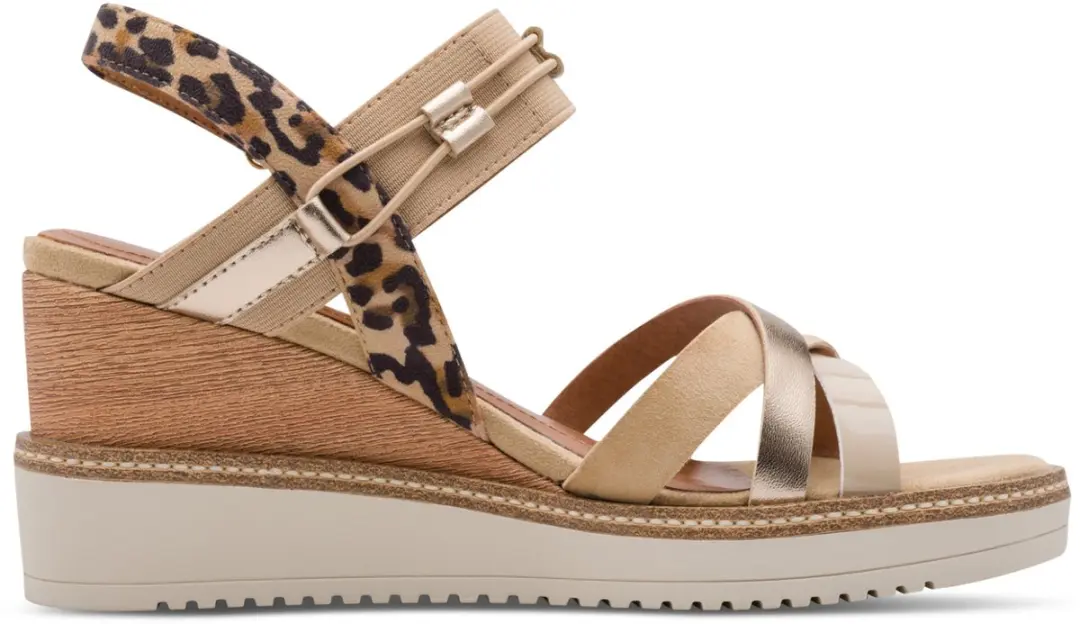 Tamaris Dames Sandalen 37 - Beige - afbeelding 2 van 6