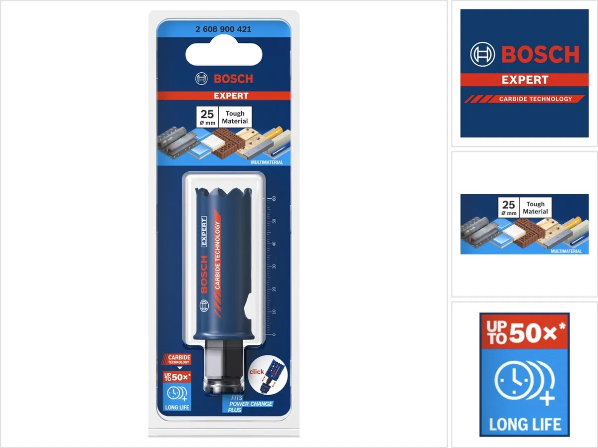 Bosch Professional Expert Gatzaag 25mm - Metaal - afbeelding 6 van 6