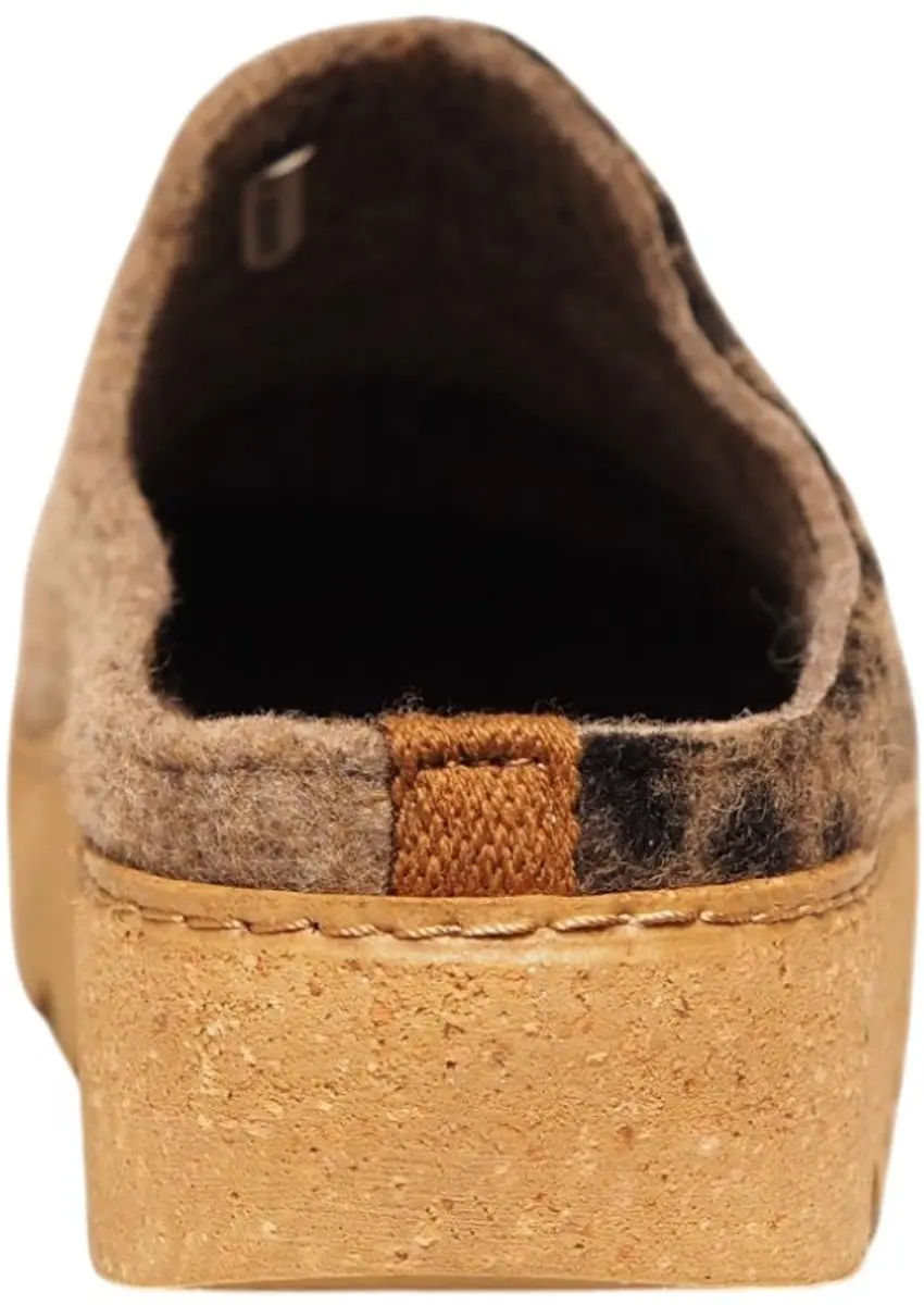 Rohde 6107 Dames Pantoffels - Beige - Panterprint