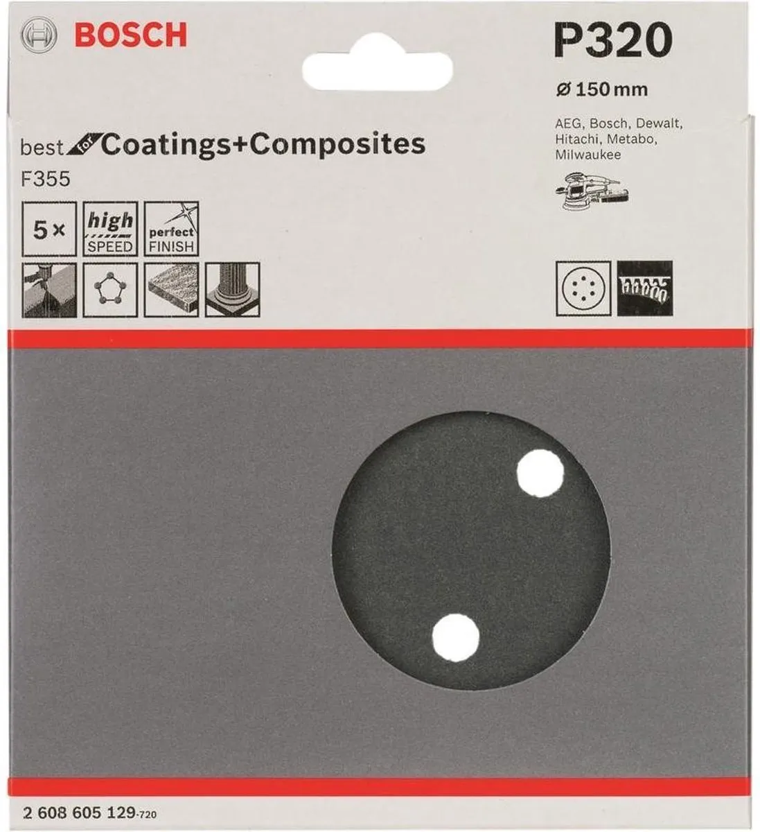 Bosch Professional Schuurvel Ø150 Best Coatings