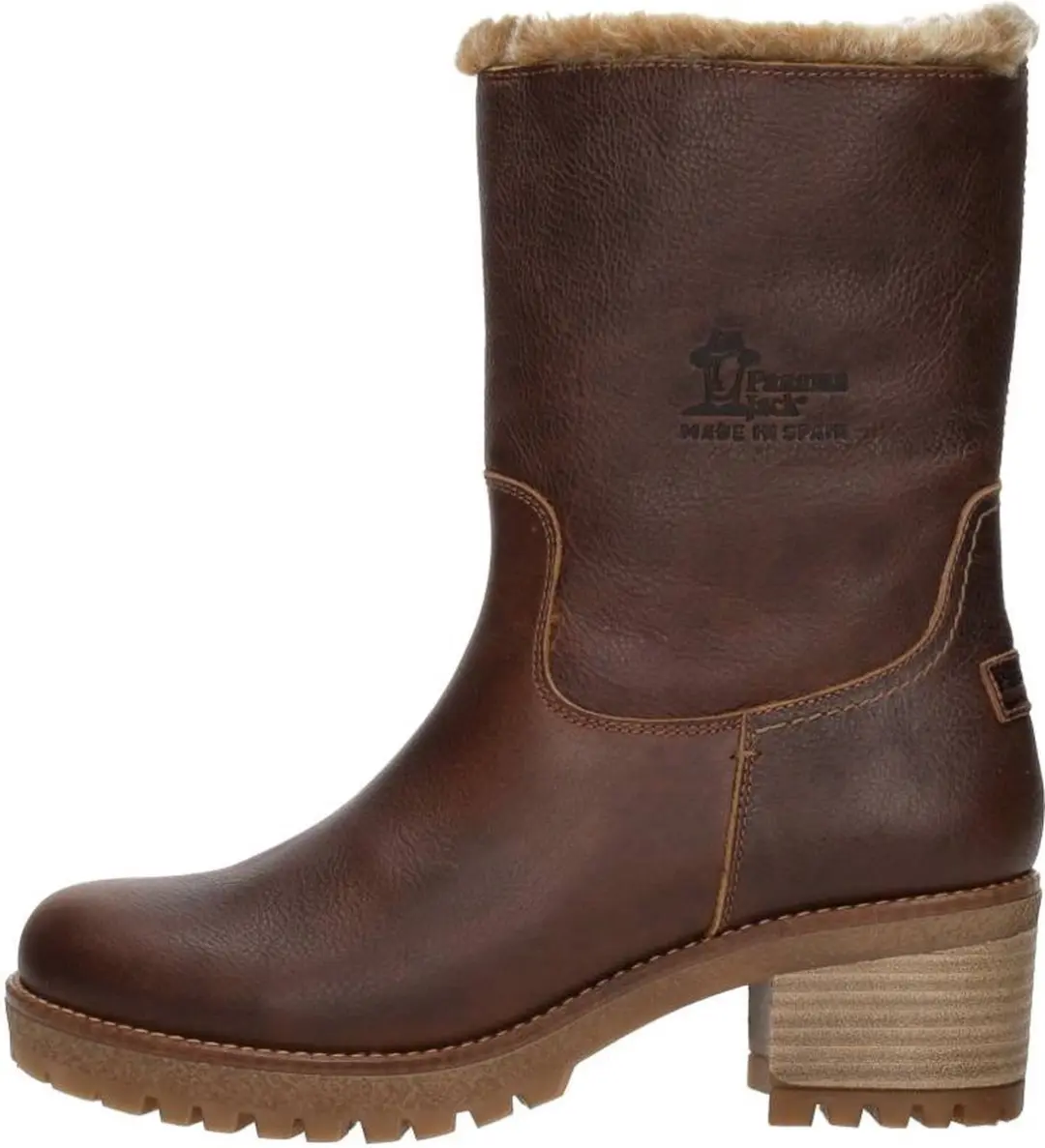 Panama Jack Piola B8 Dames Laarzen - Cognac - Maat 40