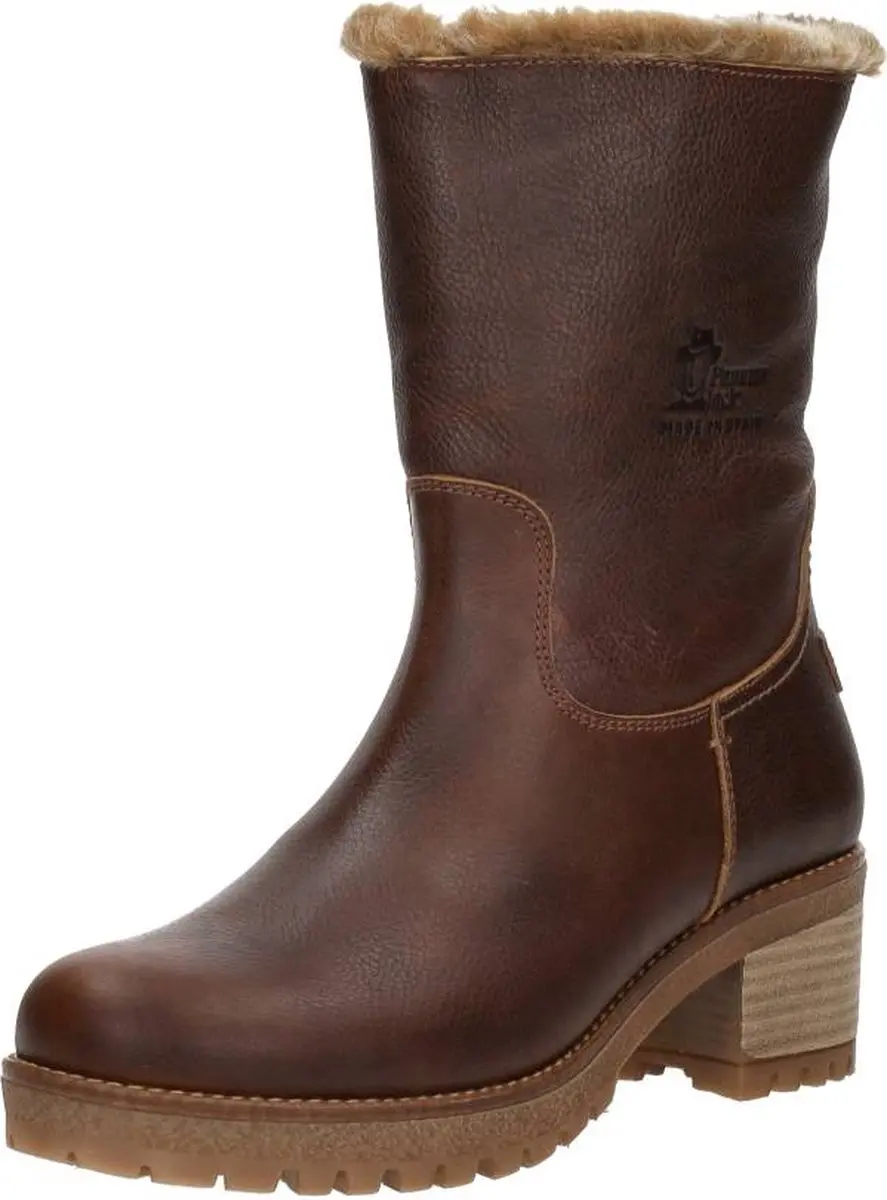 Panama Jack Piola B8 Dames Laarzen - Cognac - Maat 40
