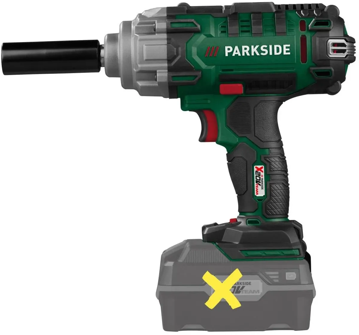 PARKSIDE Accu Draaislag Schroefmachine 20V - 400 Nm