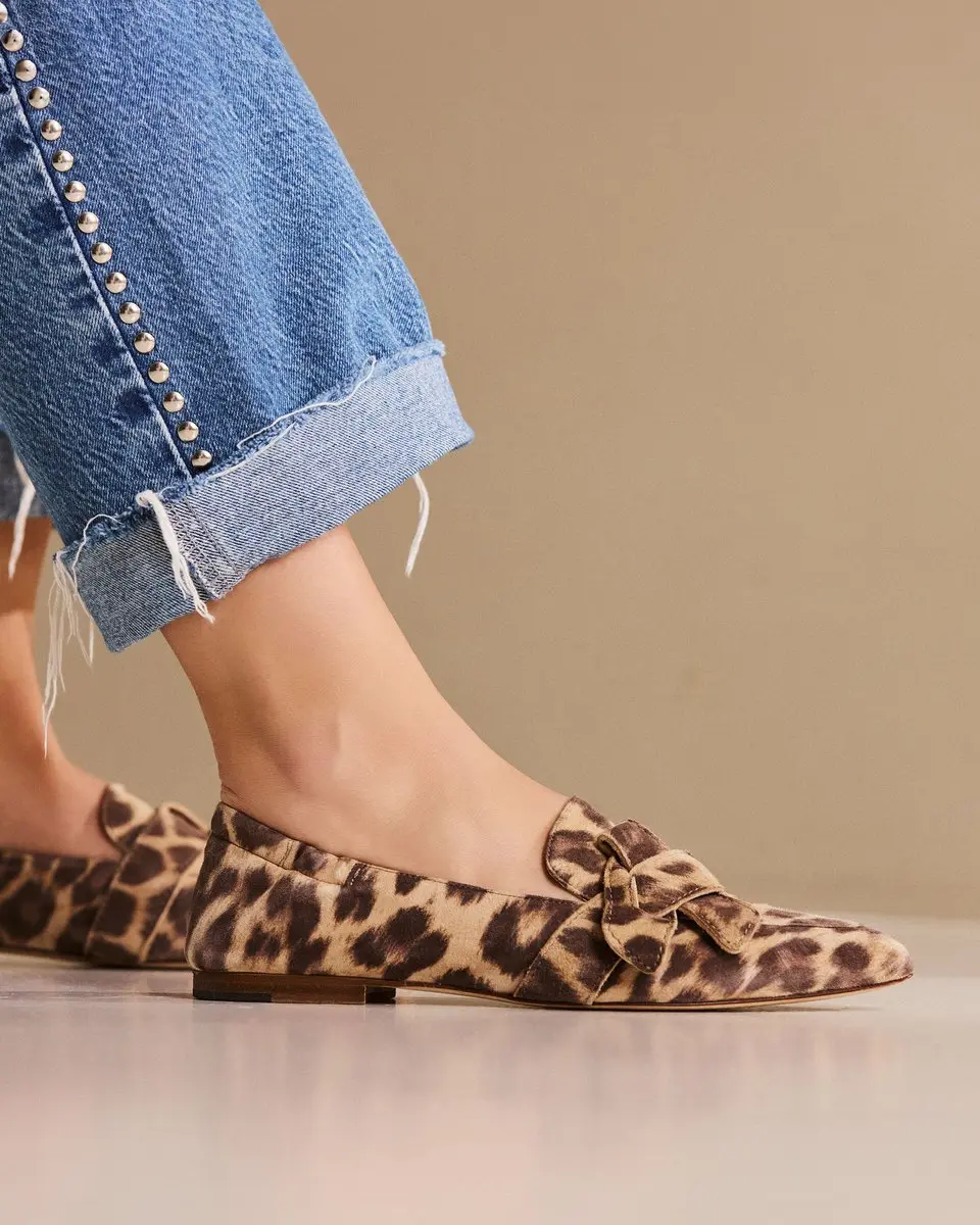 VIA VAI Lola Rayne Loafers - Luipaardprint - Maat 38