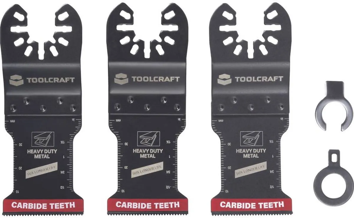 TOOLCRAFT TO-10283181 Carbide Multitool Accessoires