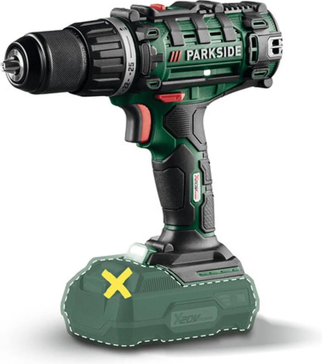 PARKSIDE X20V Accu-schroefboormachine 870807