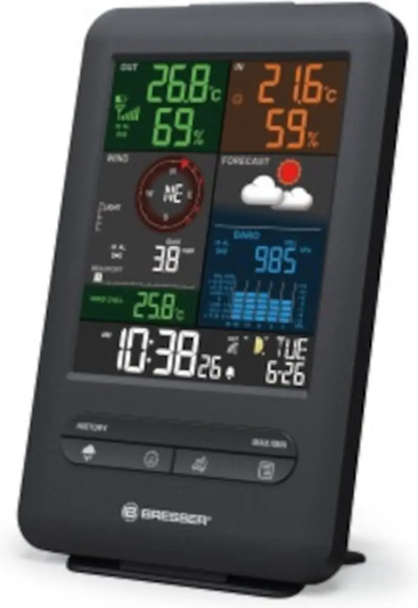 Bresser Weerstation 5-in-1 - Zwart - afbeelding 2 van 6