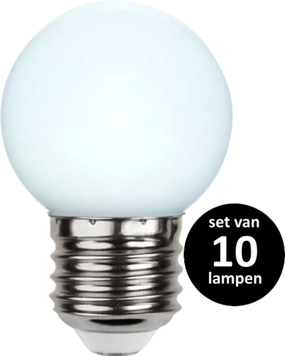 Witte lamp voor prikkabel