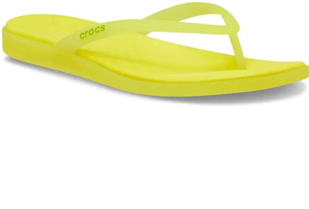Crocs Miami Frosted Slippers Geel EU 39-40 Vrouw