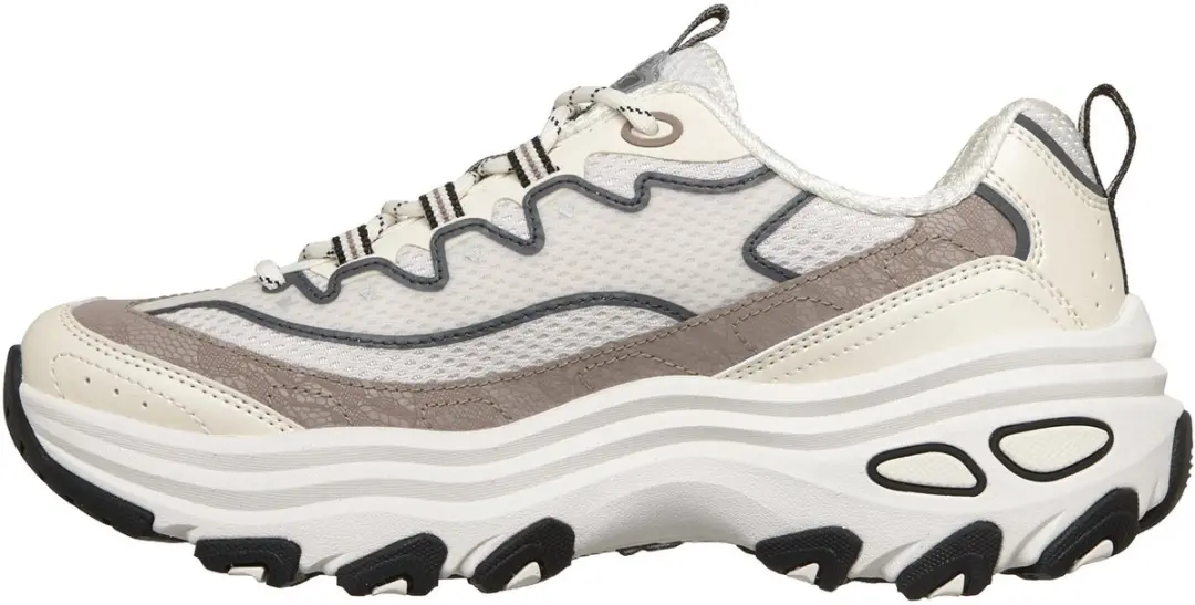 Skechers D’Lite Max 180399-WBK Dames Sneakers - Wit/Zwart - EU 40 - afbeelding 5 van 5
