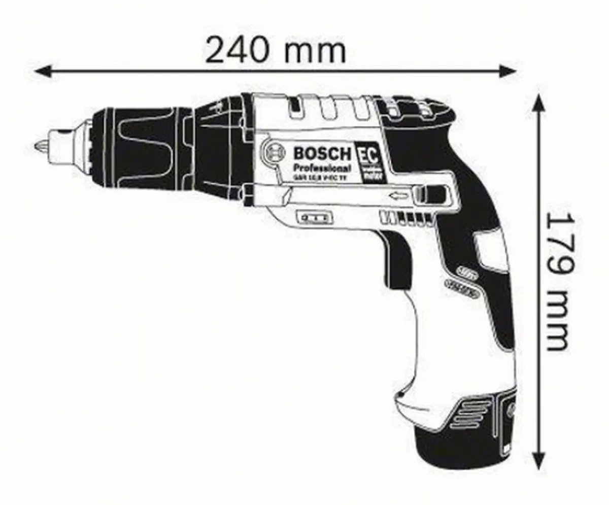Bosch Professional GSR 12 V-EC Accudroogbouwschroevendraaier - afbeelding 6 van 6