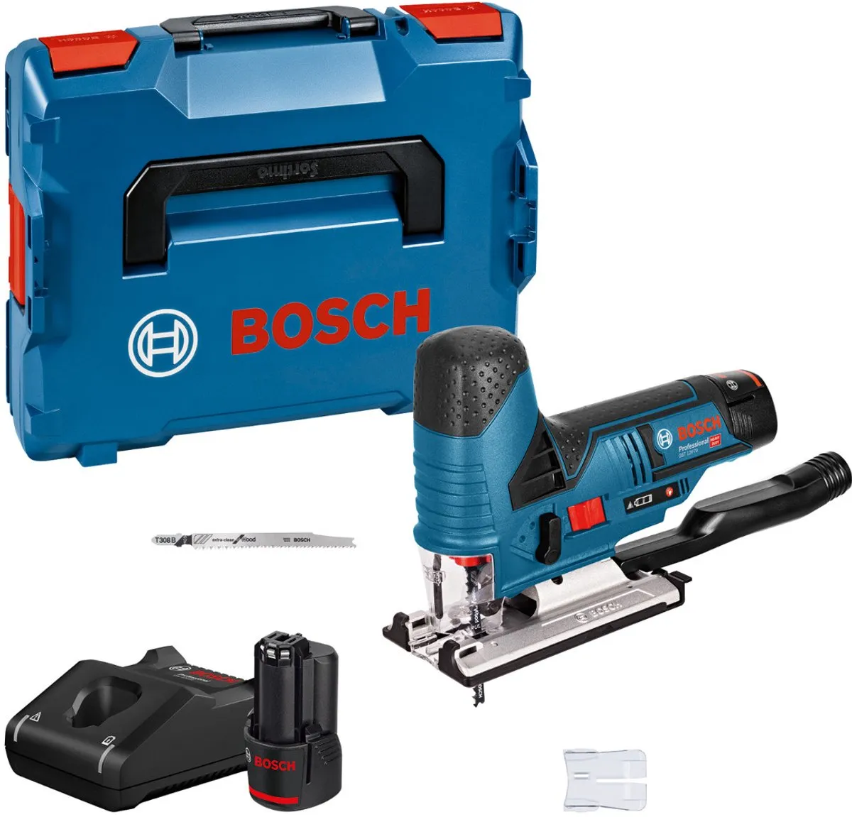 Bosch Professional GST 12V-70 Accu-schuurmachine - 2x 3.0Ah - L-Boxx