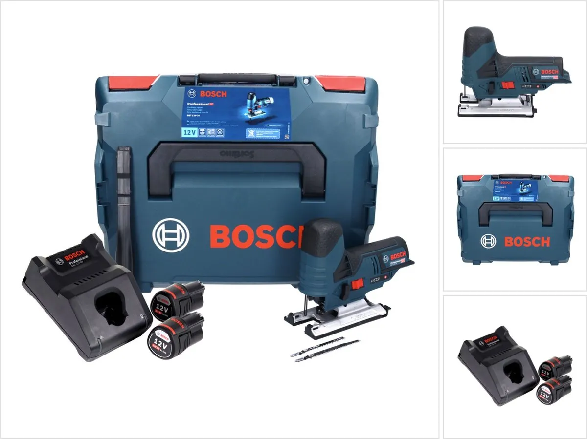 Bosch Professional GST 12V-70 Accu-schuurmachine - 2x 3.0Ah - L-Boxx - afbeelding 6 van 6