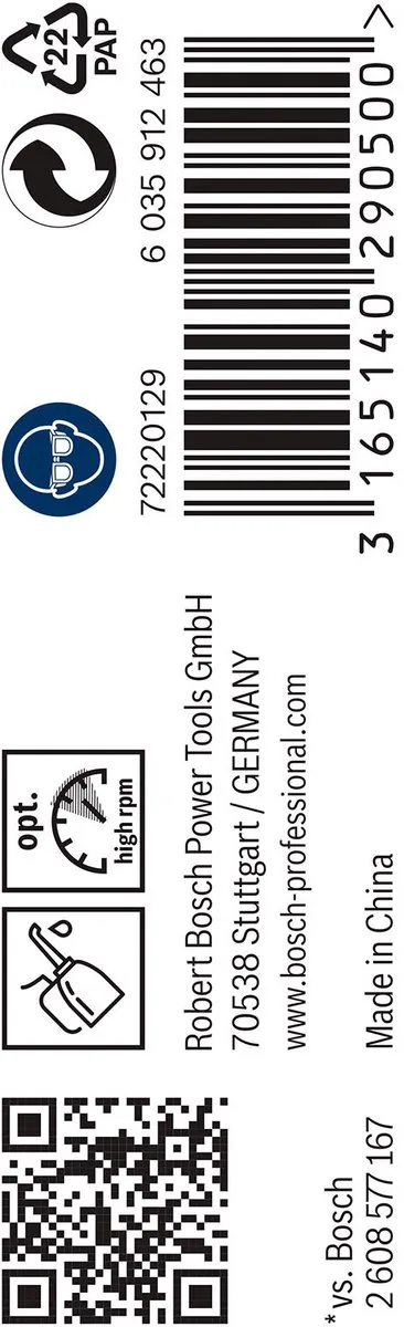 Bosch Professional ST. LINE 1.5mm HSS-G Metaalboren - 10 Stuks