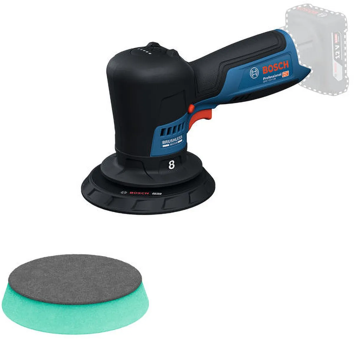 Bosch Professional GPX 12V-125 Excentrische Polijstmachine