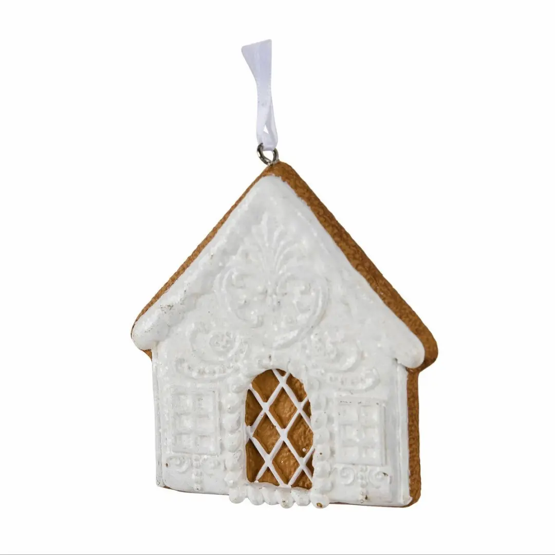Loberon Roéline Hangers Set - 6 Stuks - Wit/Bruin