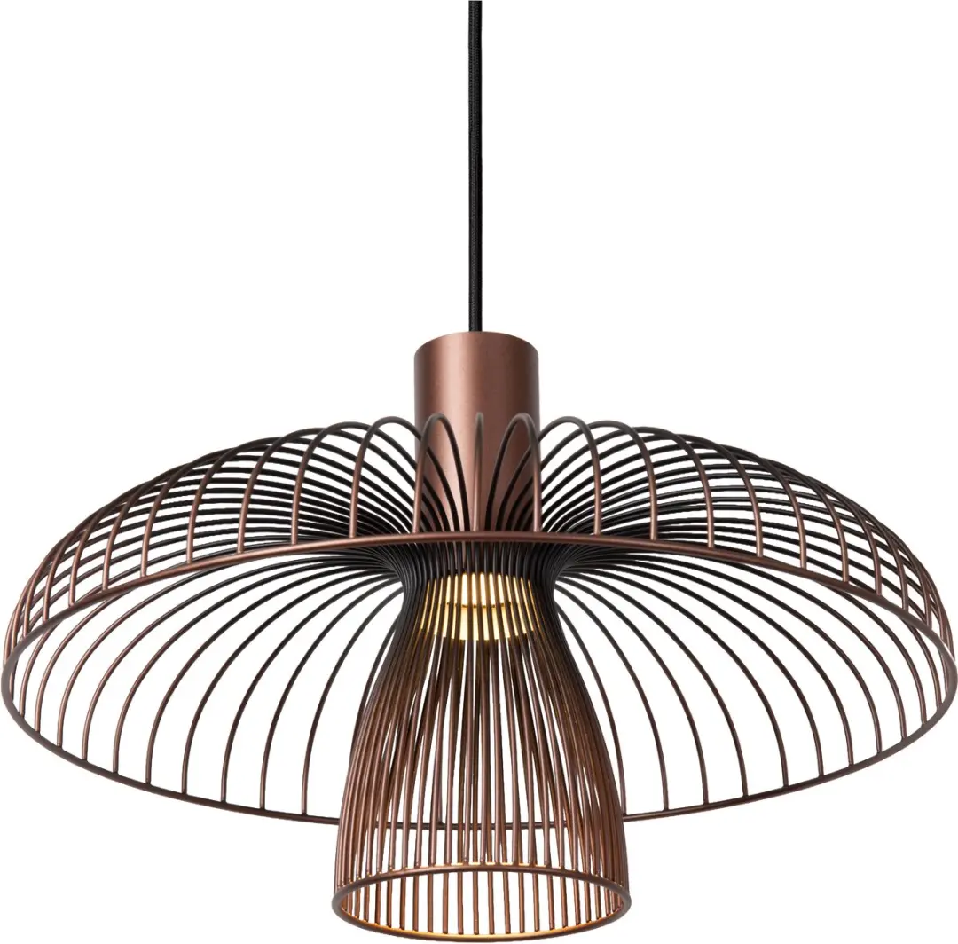 Lucide Nigel Hanglamp Ø40,5cm - 1xGU10 Koffie