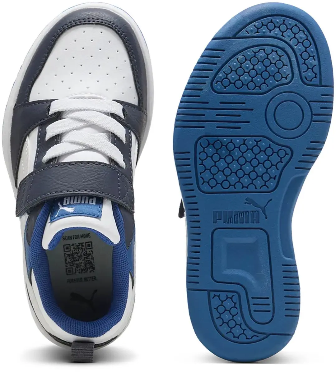 PUMA Rebound V6 Lo AC+ PS Sneaker - Wit - afbeelding 2 van 6