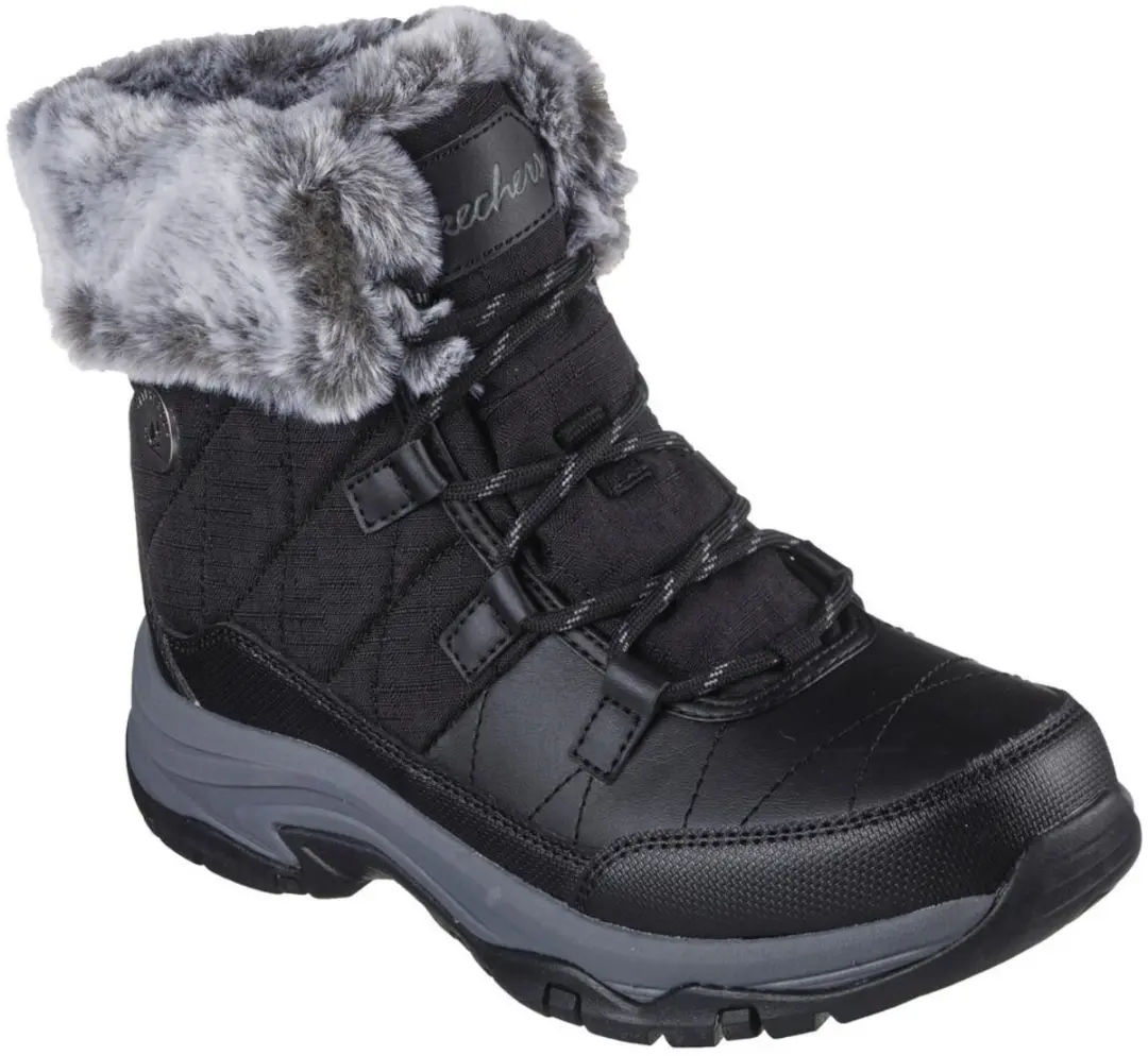 SKECHERS TREGO-WINTER FEELI, 167431-BLK, Female, Black Skechers winterlaarzen da