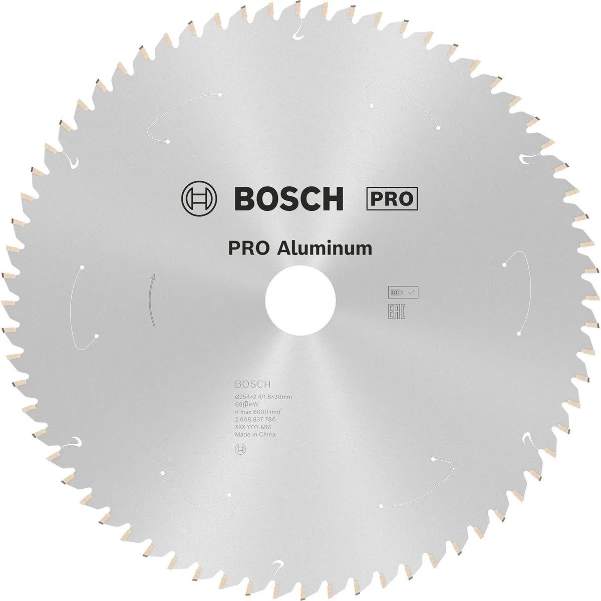 Bosch Professional 2608637780 Aluminium Zaagblad 254mm