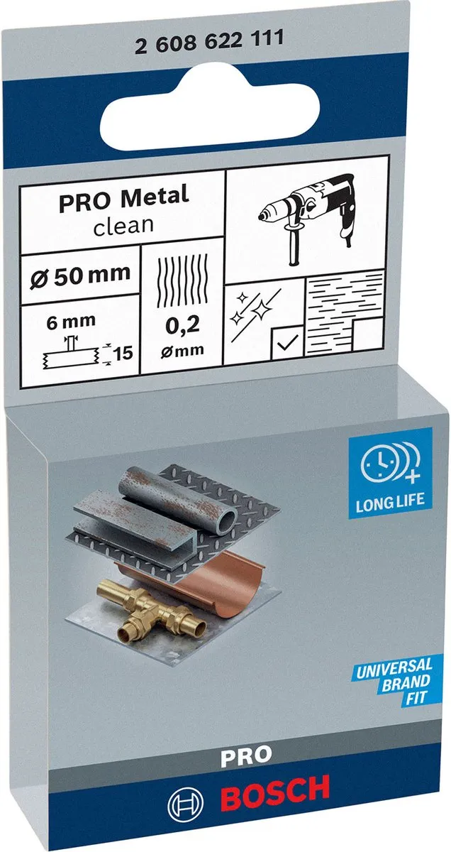 Bosch Professional 6mm Schijfborstel 30 Gegolfd Staal