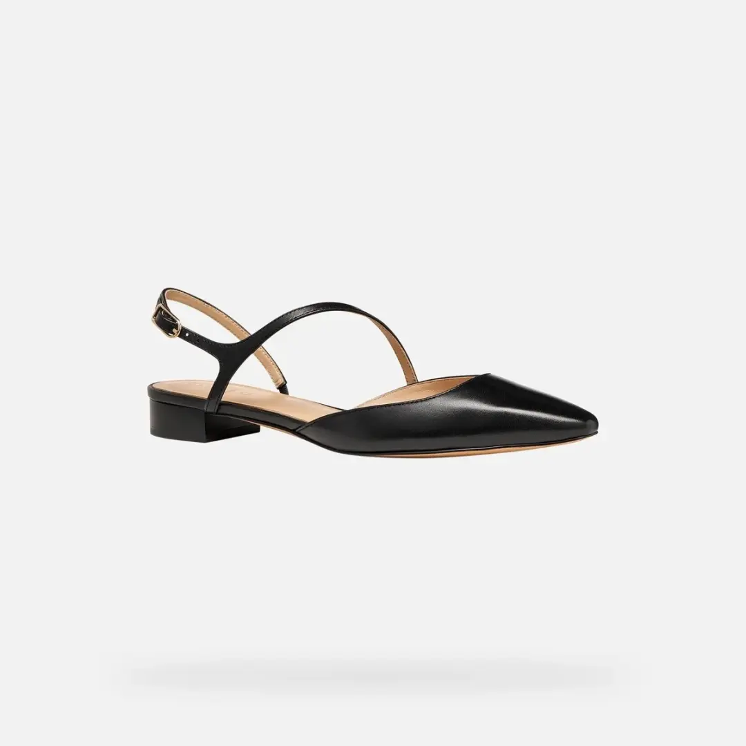 GEOX Giselda D65YUB_000TU Ballerina's - Zwart