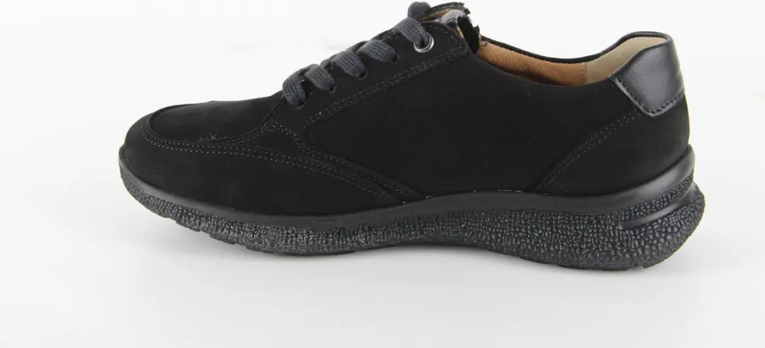 Hartjes Sneaker Zwart Suede - Dames 38,5