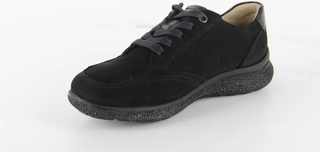 Hartjes Sneaker Zwart Suede - Dames 38,5