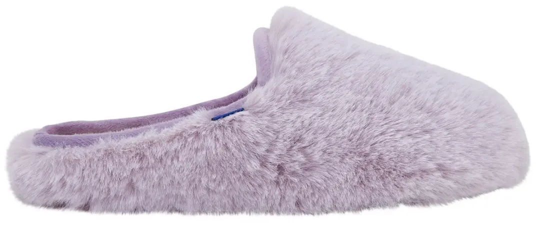 SCHOLL MADDY Synthetic fur Womens Lavender FALSO Slippers