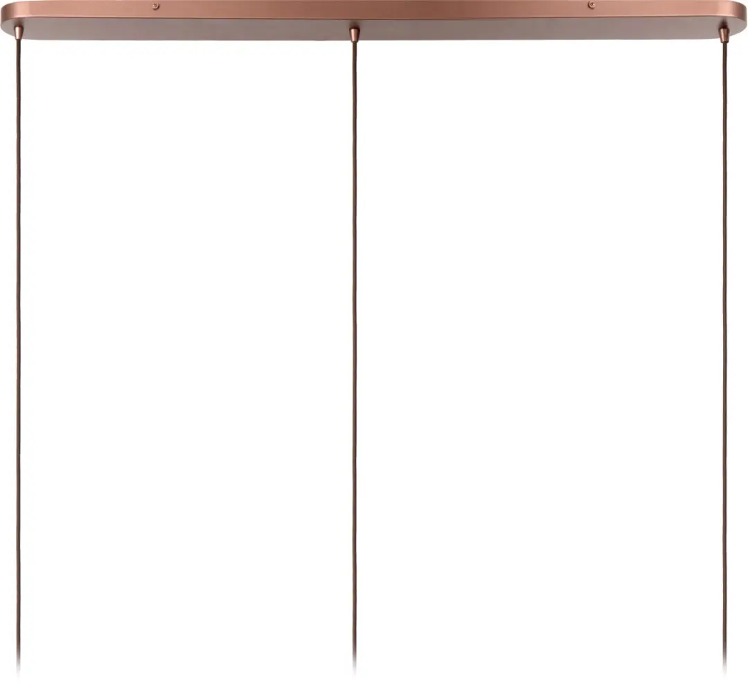 Lucide Nigel - Hanglamp 3xGU10 - Ø31.5cm - Koffie