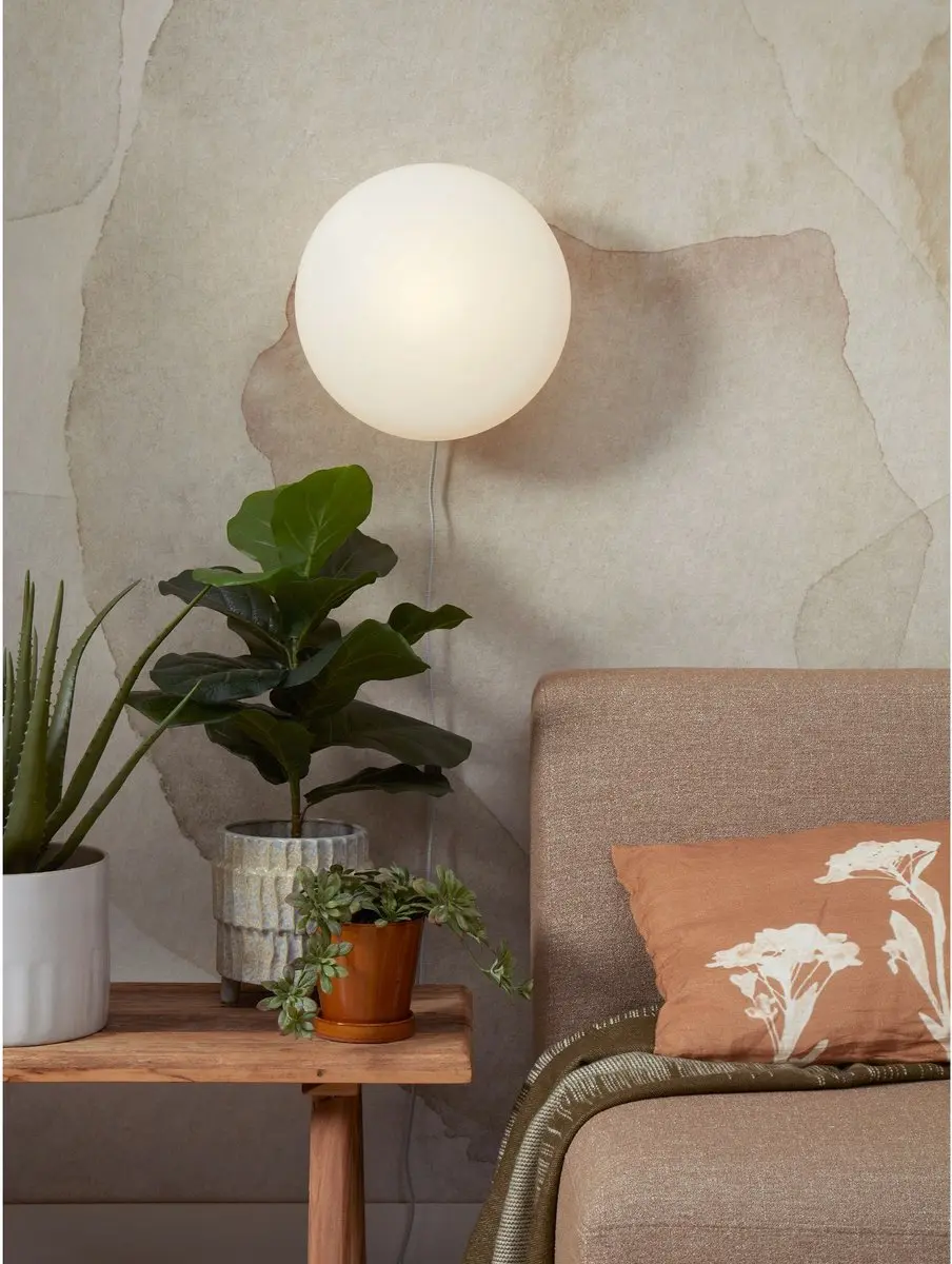 it's about RoMi Wandlamp Sapporo - Wit Ø34cm
